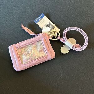 Vera Bradley ID Zip with Lanyard NWT